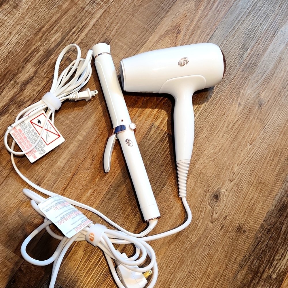 T3 Micro 1.25" curling iron and blow dryer